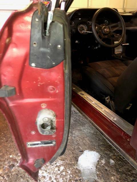 1968 Burgundy Ford Mustang Coupe