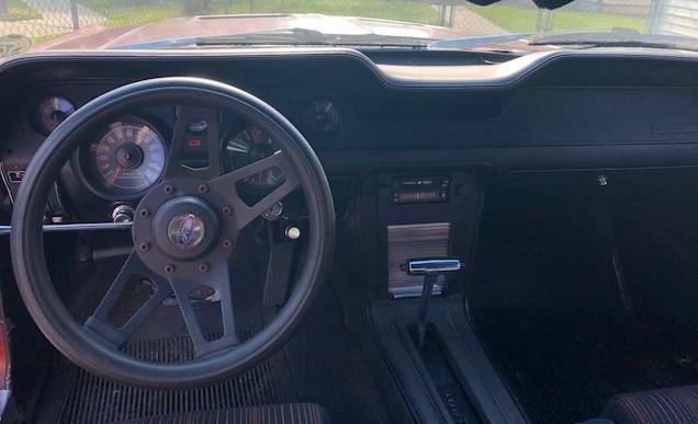 1968 Burgundy Ford Mustang Coupe