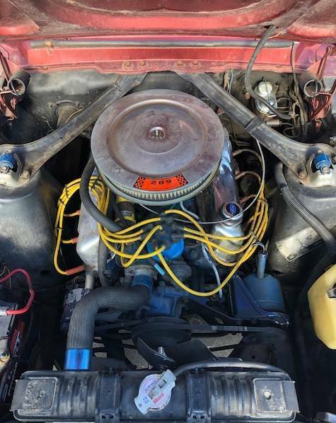 1968 Burgundy Ford Mustang Coupe