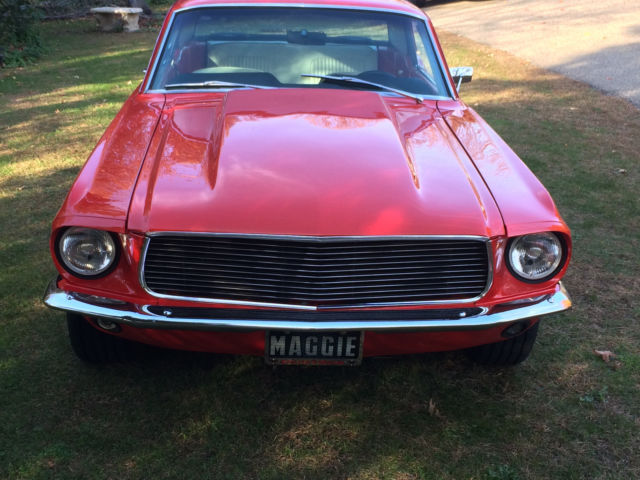 1968 Red Ford Mustang Coupe