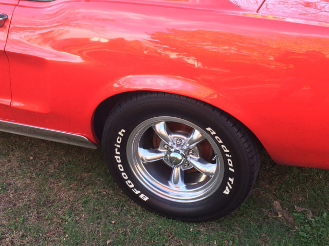 1968 Red Ford Mustang Coupe