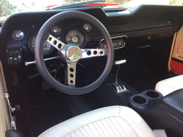 1968 Red Ford Mustang Coupe