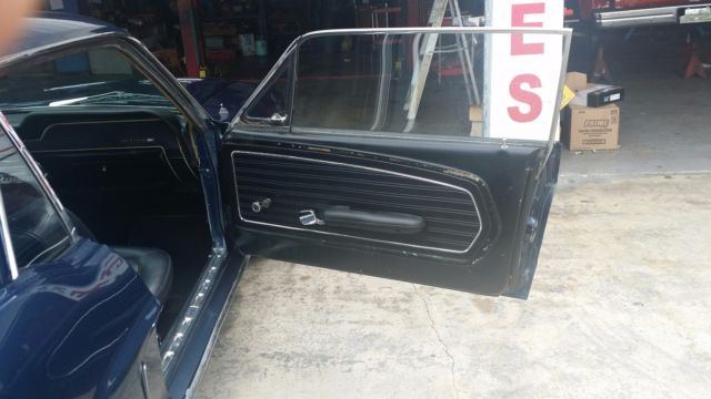 1968 Blue Ford Mustang Coupe
