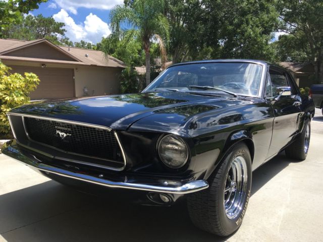 1968 Black Ford Mustang Coupe