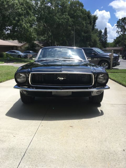 1968 Black Ford Mustang Coupe