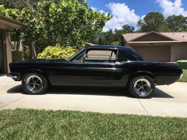 1968 Black Ford Mustang Coupe