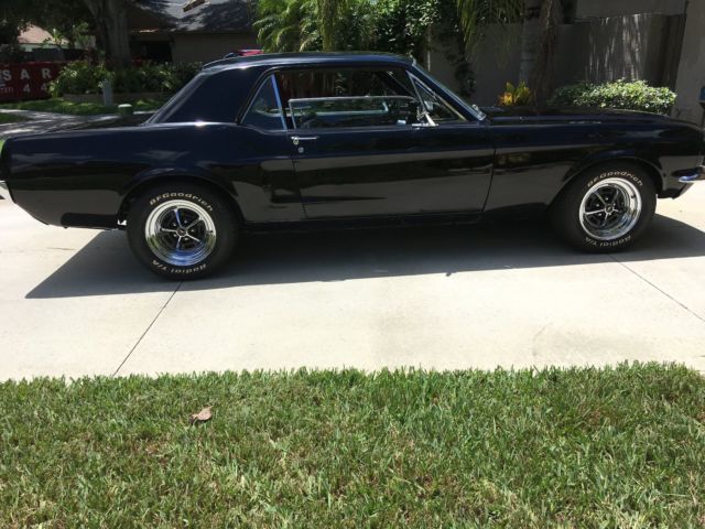 1968 Black Ford Mustang Coupe