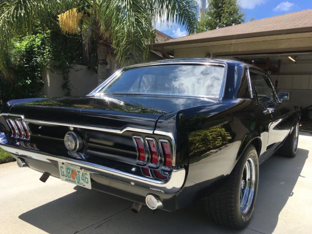 1968 Black Ford Mustang Coupe