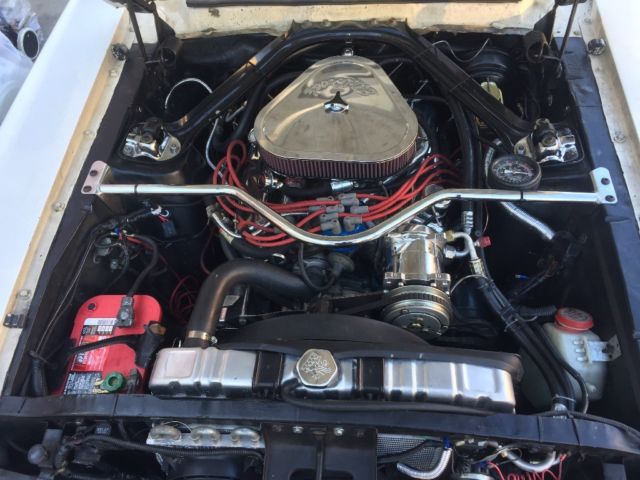 1968 White Ford Mustang Coupe