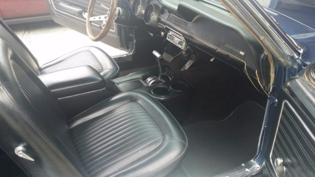 1968 Blue Ford Mustang Coupe
