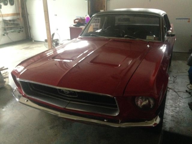 1968 Red Ford Mustang Coupe