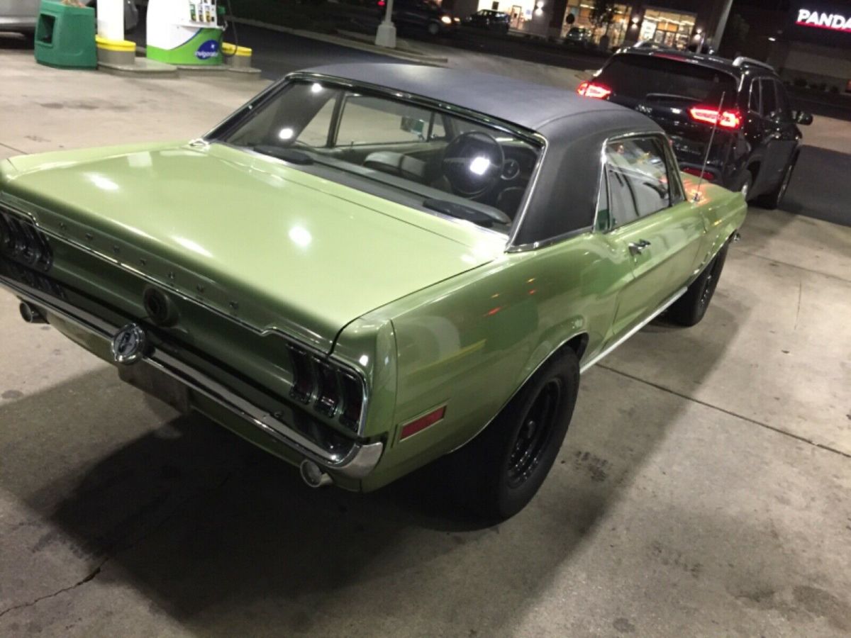 1968 Green Ford Mustang Coupe