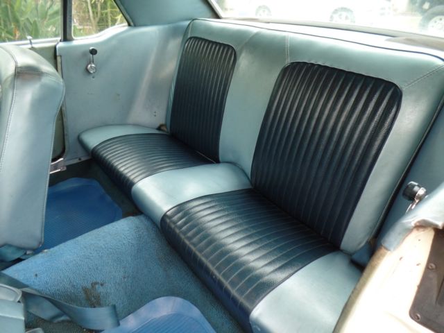 1968 White Ford Mustang Coupe