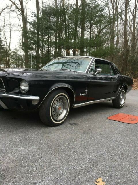 1968 Black Ford Mustang Coupe