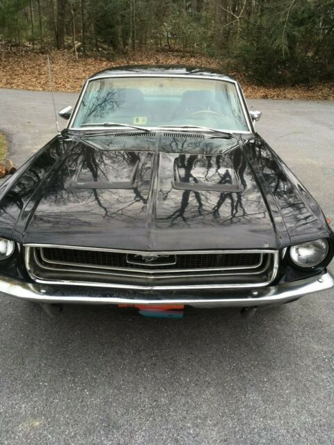 1968 Black Ford Mustang Coupe