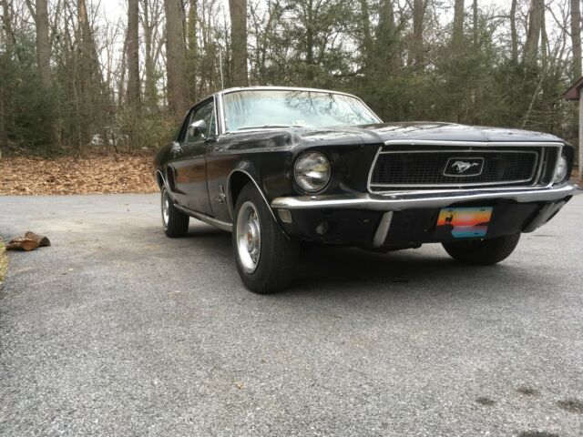1968 Black Ford Mustang Coupe