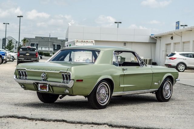 1968 Green Ford Mustang Convertible