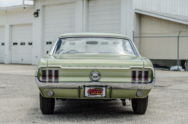 1968 Green Ford Mustang Convertible