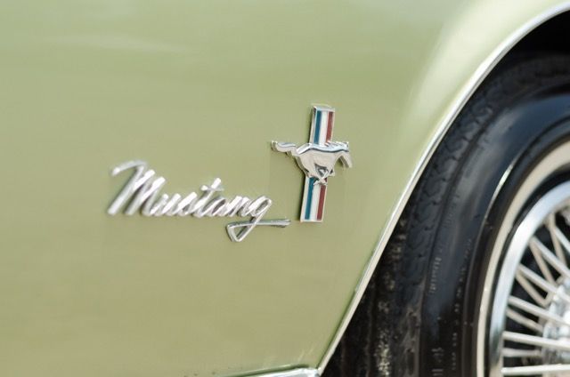 1968 Green Ford Mustang Convertible