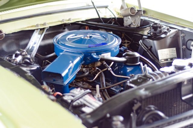 1968 Green Ford Mustang Convertible
