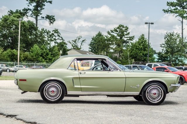 1968 Green Ford Mustang Convertible