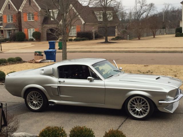 1968 Silver Ford Mustang Fastback