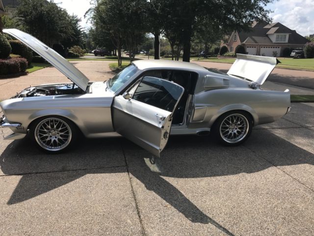 1968 Silver Ford Mustang Fastback