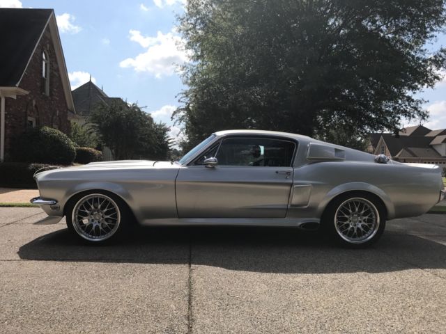 1968 Silver Ford Mustang Fastback