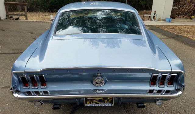 1968 Brittany Blue Ford Mustang