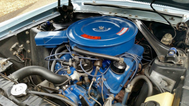 1968 Brittany Blue Ford Mustang