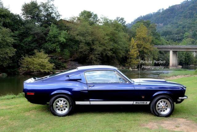 1968 Kona Blue Metallic Ford Mustang Fastback