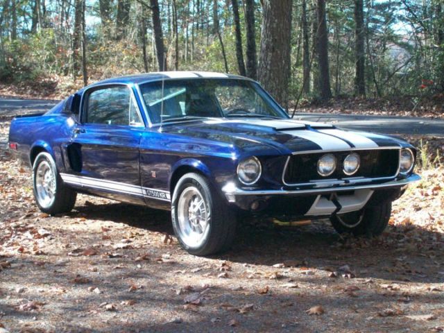 1968 Kona Blue Metallic Ford Mustang Fastback