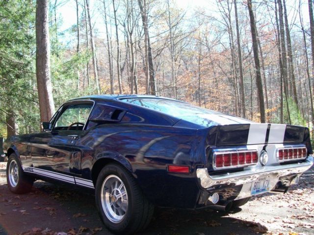 1968 Kona Blue Metallic Ford Mustang Fastback