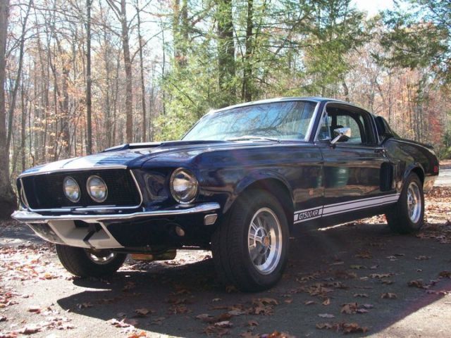 1968 Kona Blue Metallic Ford Mustang Fastback