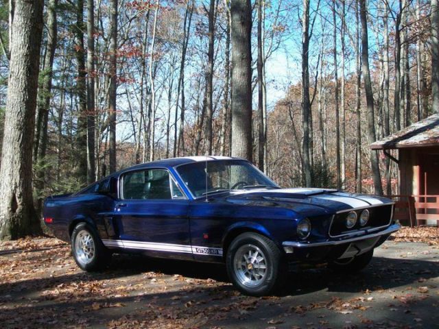 1968 Kona Blue Metallic Ford Mustang Fastback