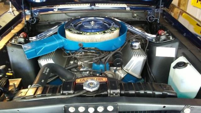 1968 Kona Blue Metallic Ford Mustang Fastback