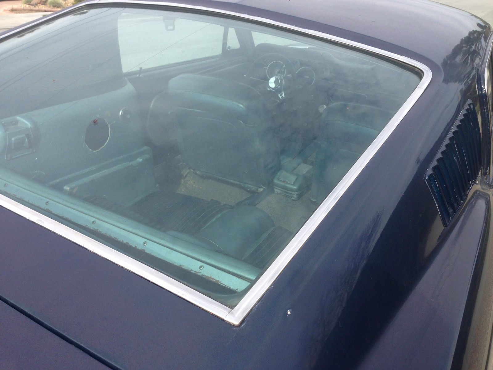 1968 Blue Ford Mustang Fastback