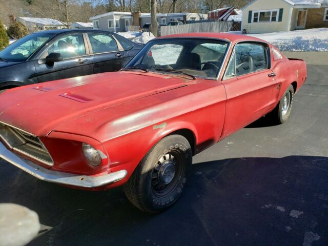 1968 Red Ford Mustang Fastback