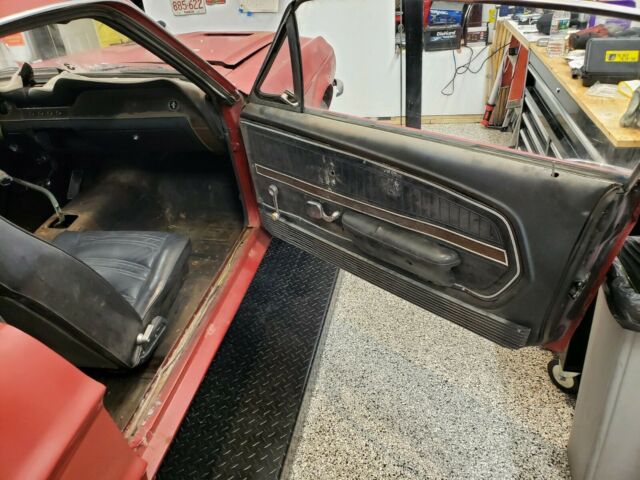 1968 Red Ford Mustang Fastback