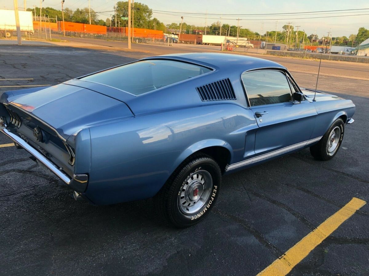 1968 Ford Mustang Fastback Gt Optioned Rare Blue for sale: photos ...