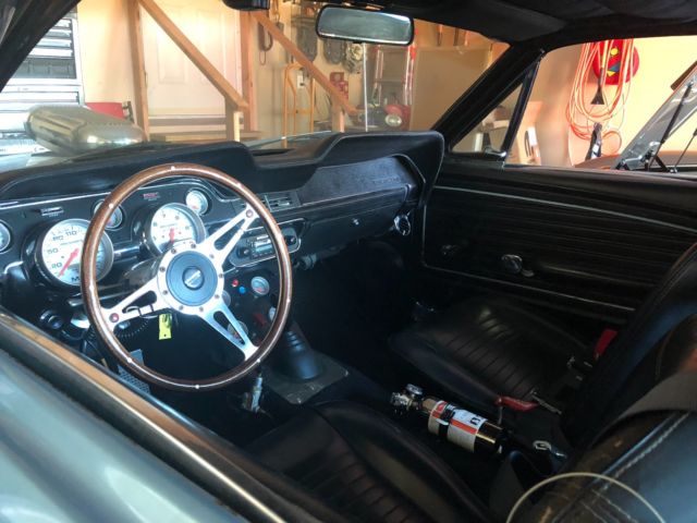 1968 Blue Ford Mustang