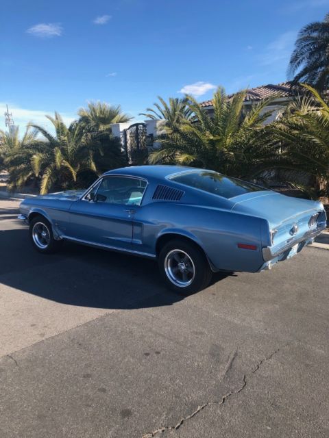 1968 Red Ford Mustang Fastback