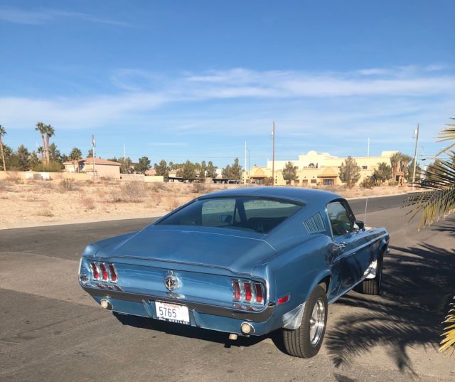1968 Red Ford Mustang Fastback