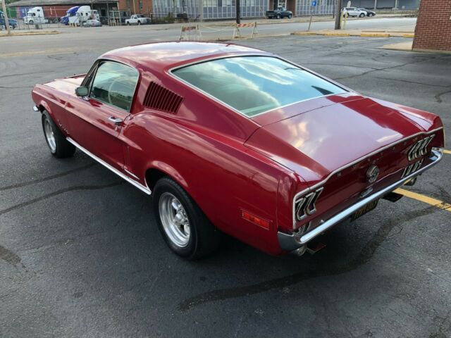 1968 Red Ford Mustang