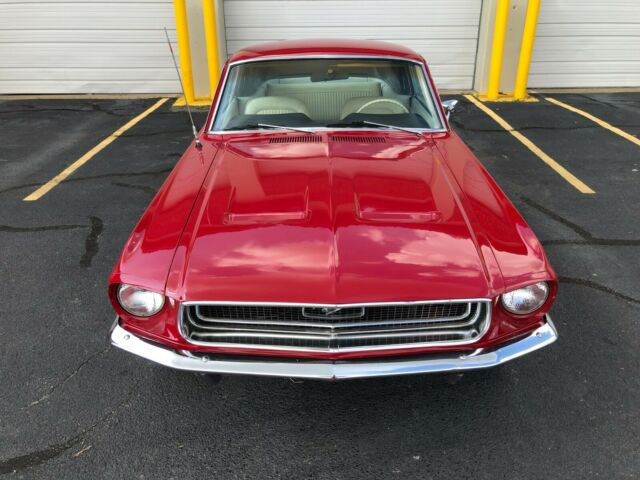 1968 Red Ford Mustang
