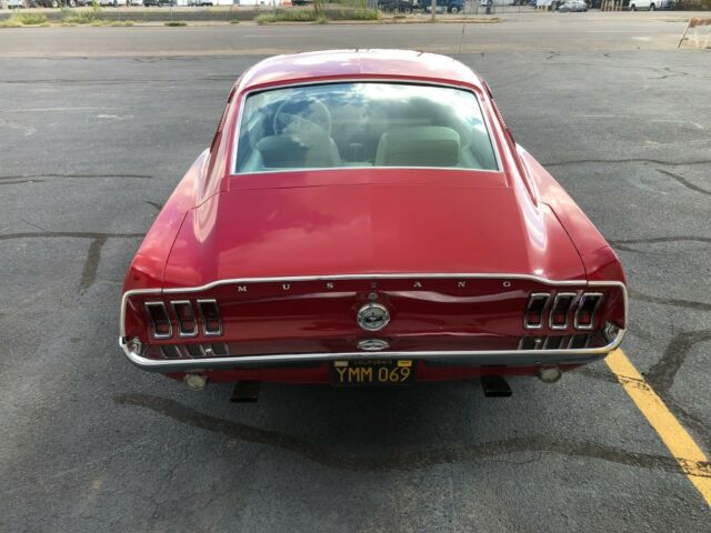 1968 Red Ford Mustang