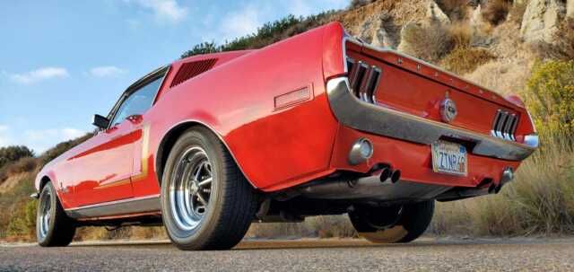 1968 Red Ford Mustang Fastback