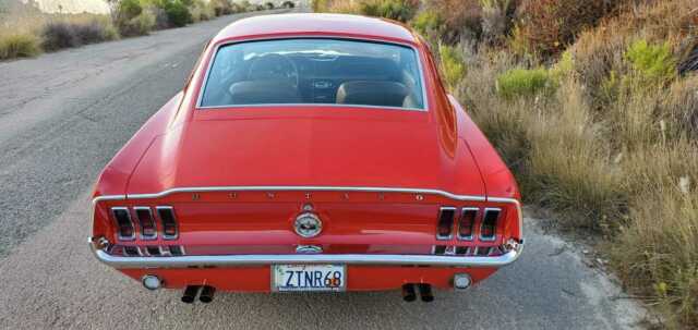 1968 Red Ford Mustang Fastback