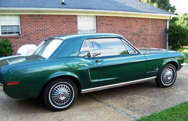 1968 Green Ford Mustang U/K