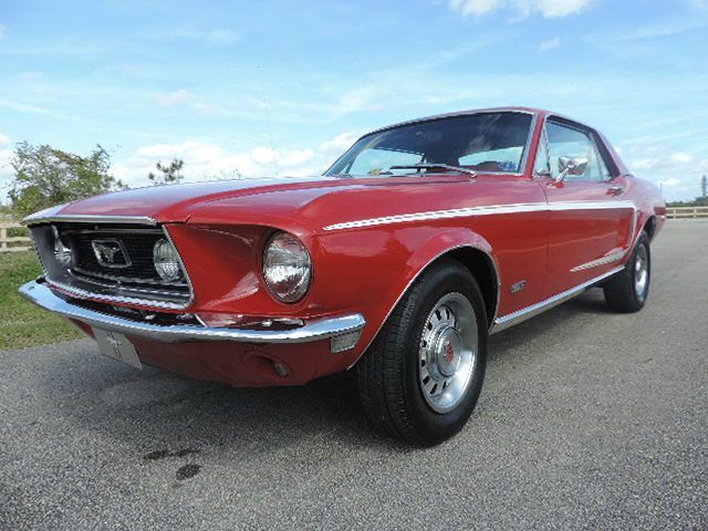 1968 Red Ford Mustang Coupe